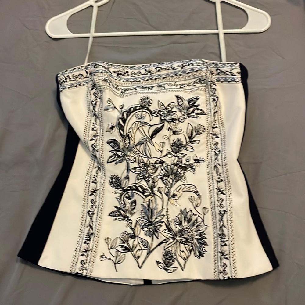 White House Black market never worn business crop top.